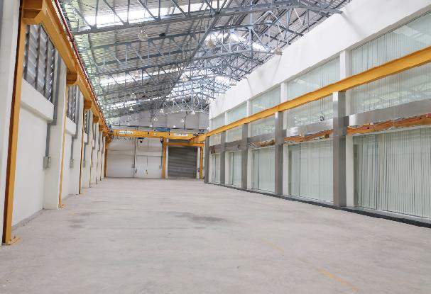 Completed maintenance depot interior