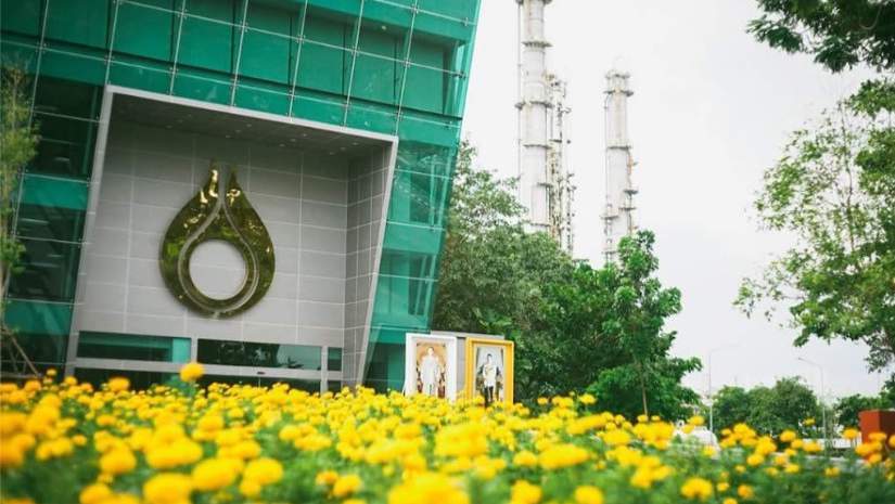Completed natural gas separation plant office