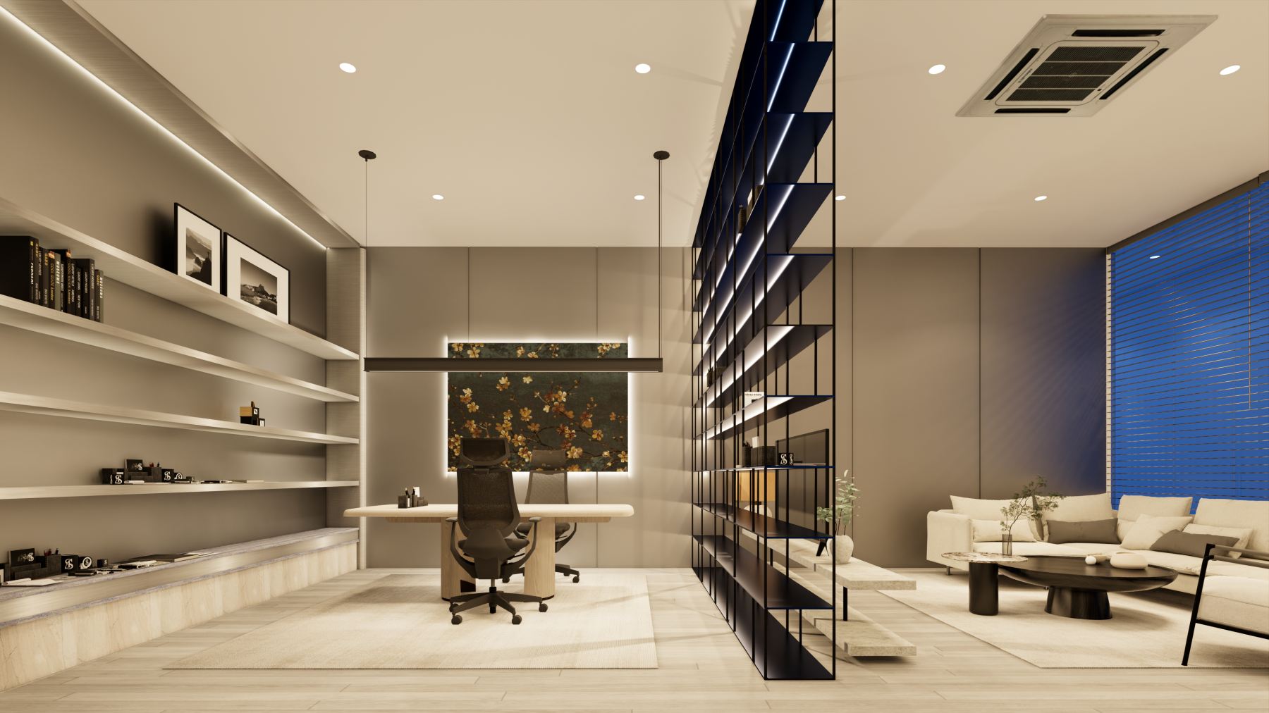 Perspective ห้องผู้บริหาร Hyundai Office