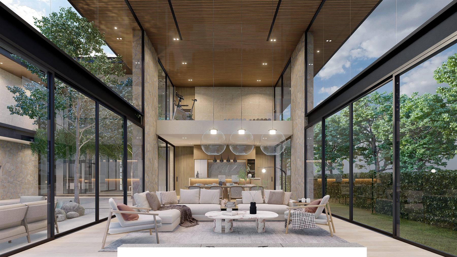 Perspective โถงภายใน Phoenix Home M